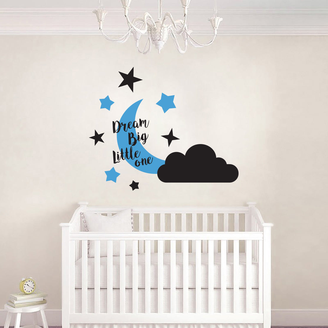 Dream Big Little One  Wall Sticker Decal Stencil Silhouette SQ187