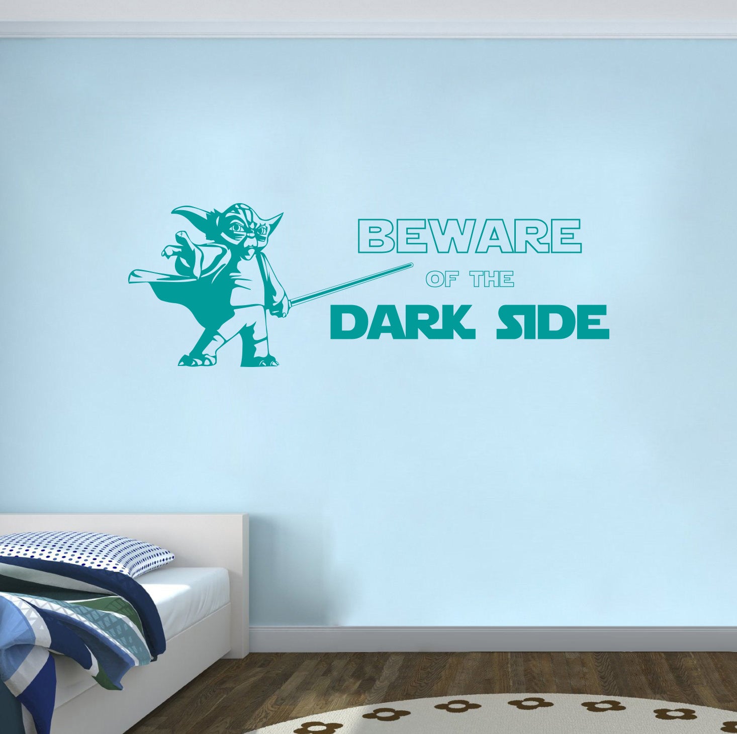 Star Wars Beware Of The Dark Side Inspirational Quotes Wall Sticker Decal SQ196