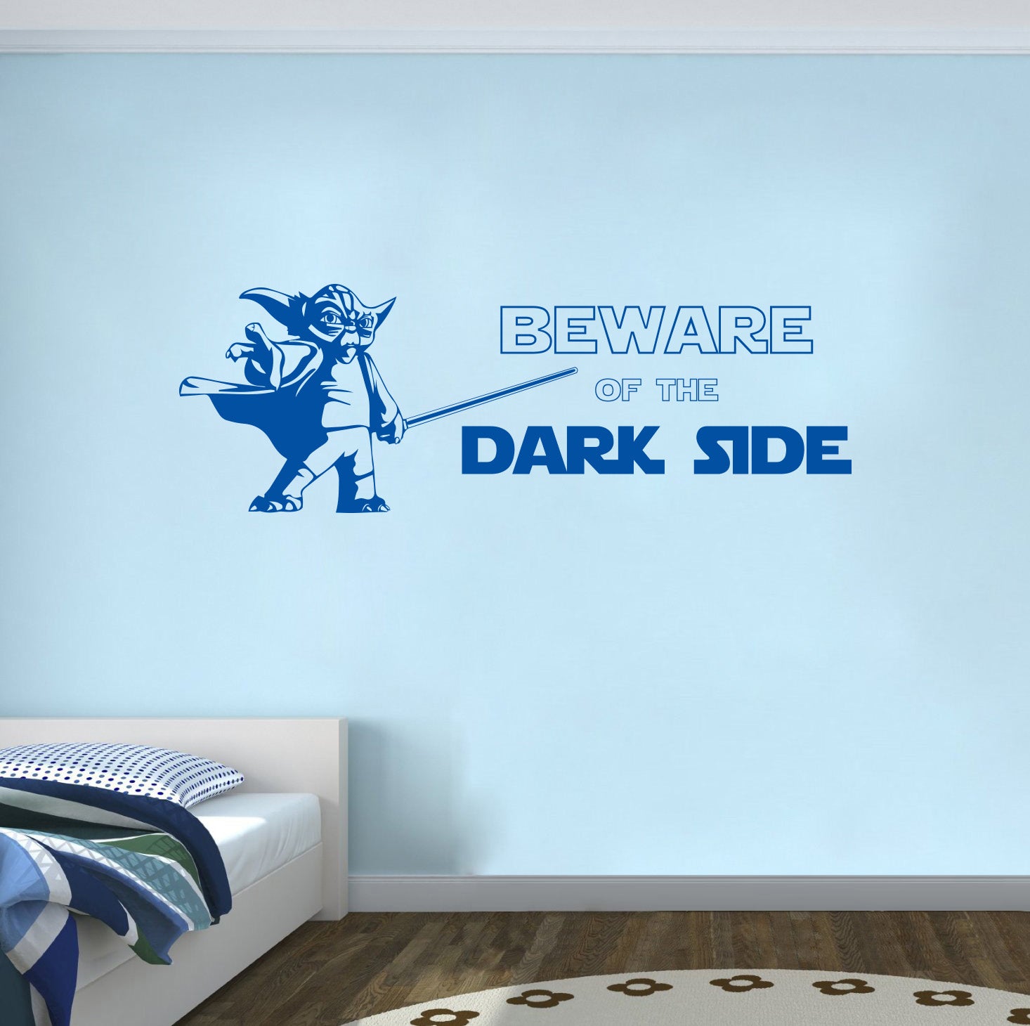 Star Wars Beware Of The Dark Side Inspirational Quotes Wall Sticker Decal SQ196