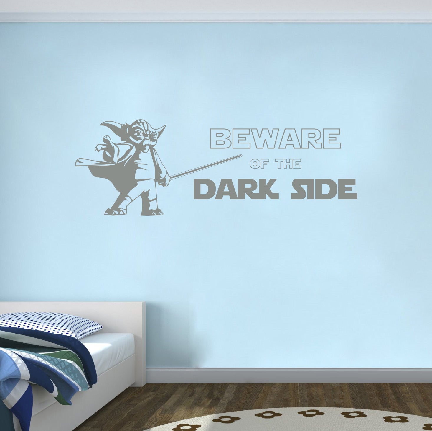 Star Wars Beware Of The Dark Side Inspirational Quotes Wall Sticker Decal SQ196