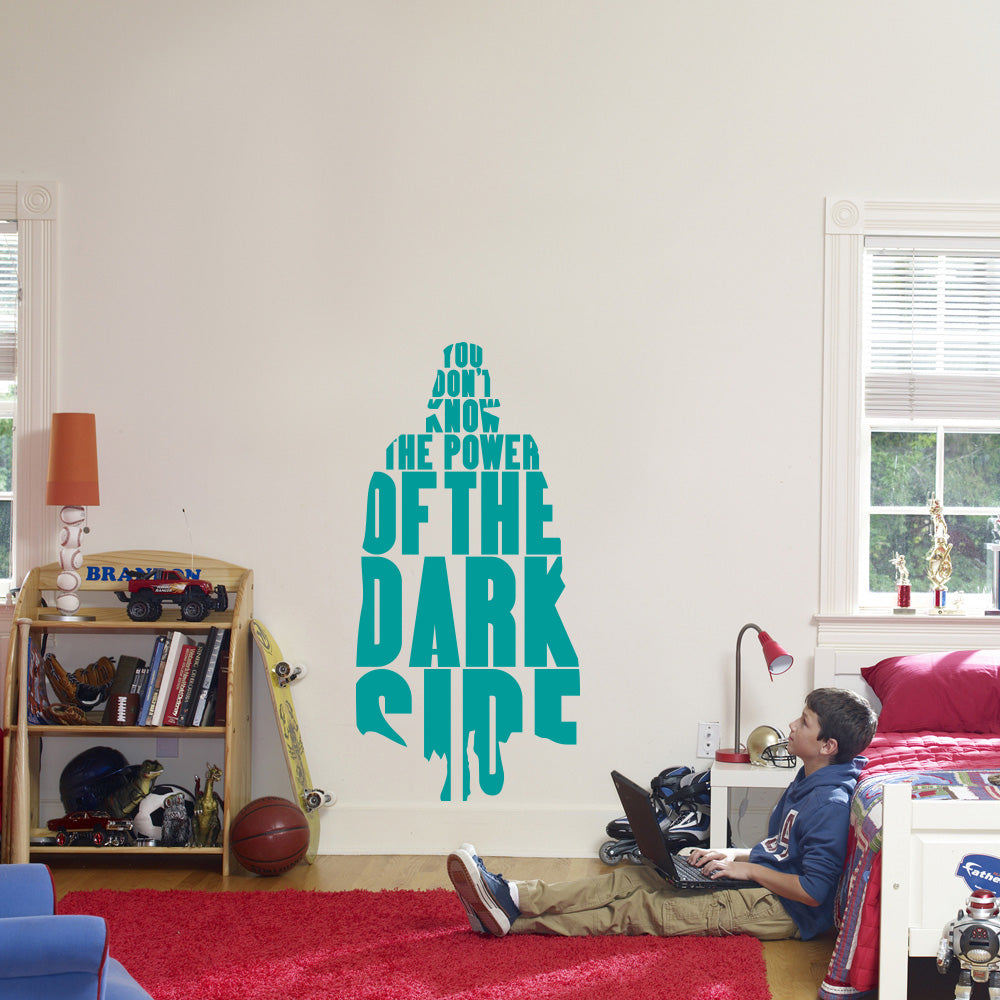 Autocollant mural Star Wars POWER OF THE DARK SIDE SQ197