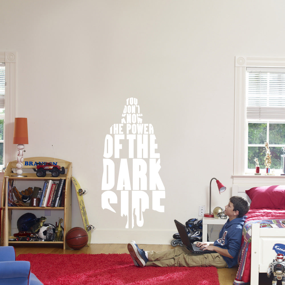 Autocollant mural Star Wars POWER OF THE DARK SIDE SQ197