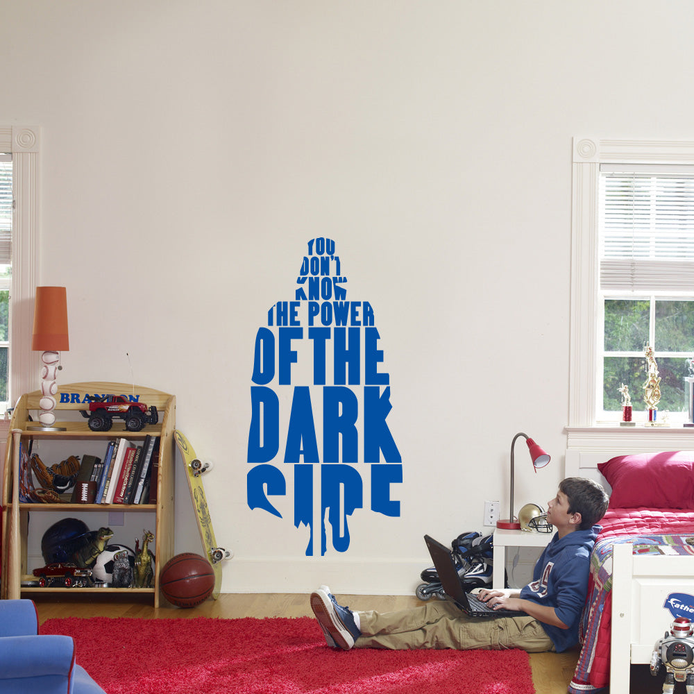 Autocollant mural Star Wars POWER OF THE DARK SIDE SQ197