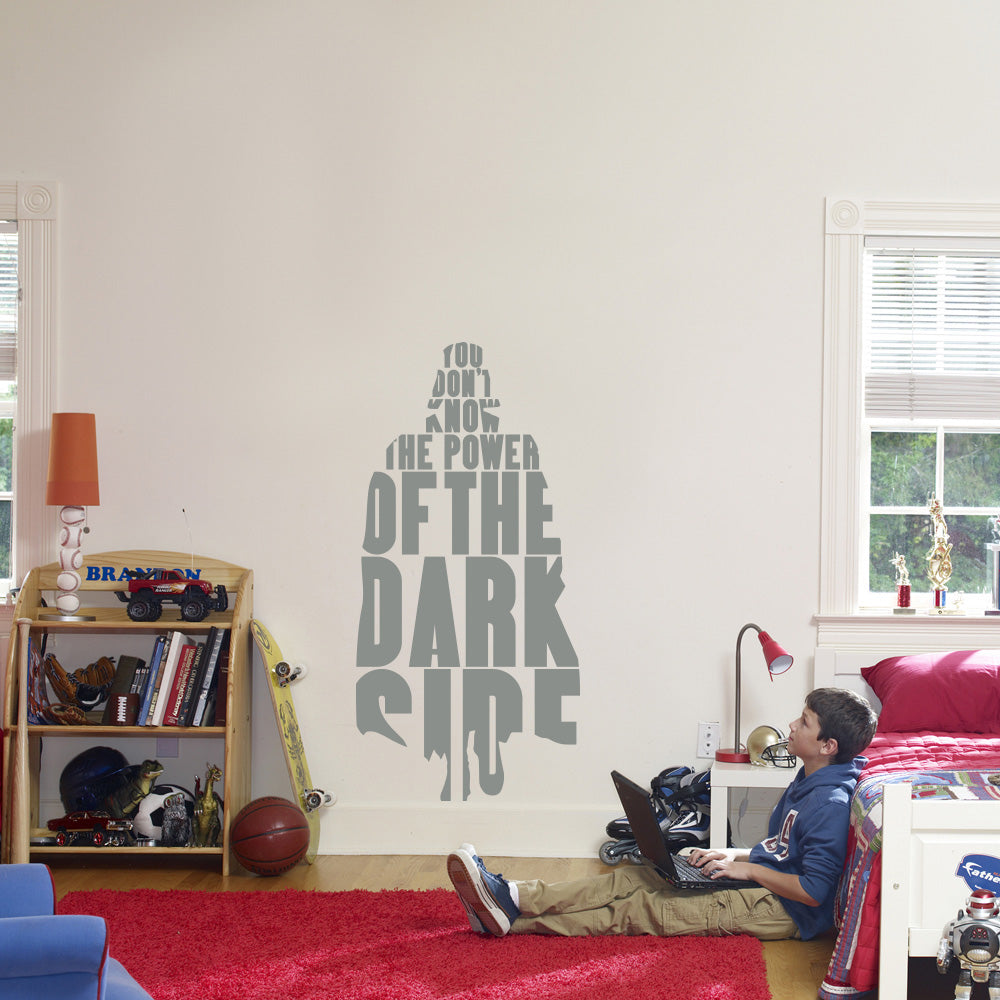Autocollant mural Star Wars POWER OF THE DARK SIDE SQ197