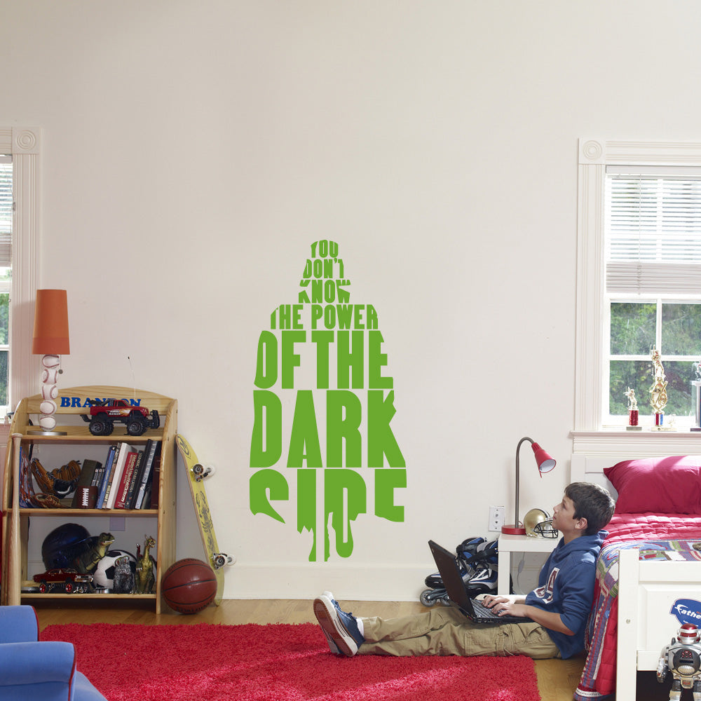 Autocollant mural Star Wars POWER OF THE DARK SIDE SQ197
