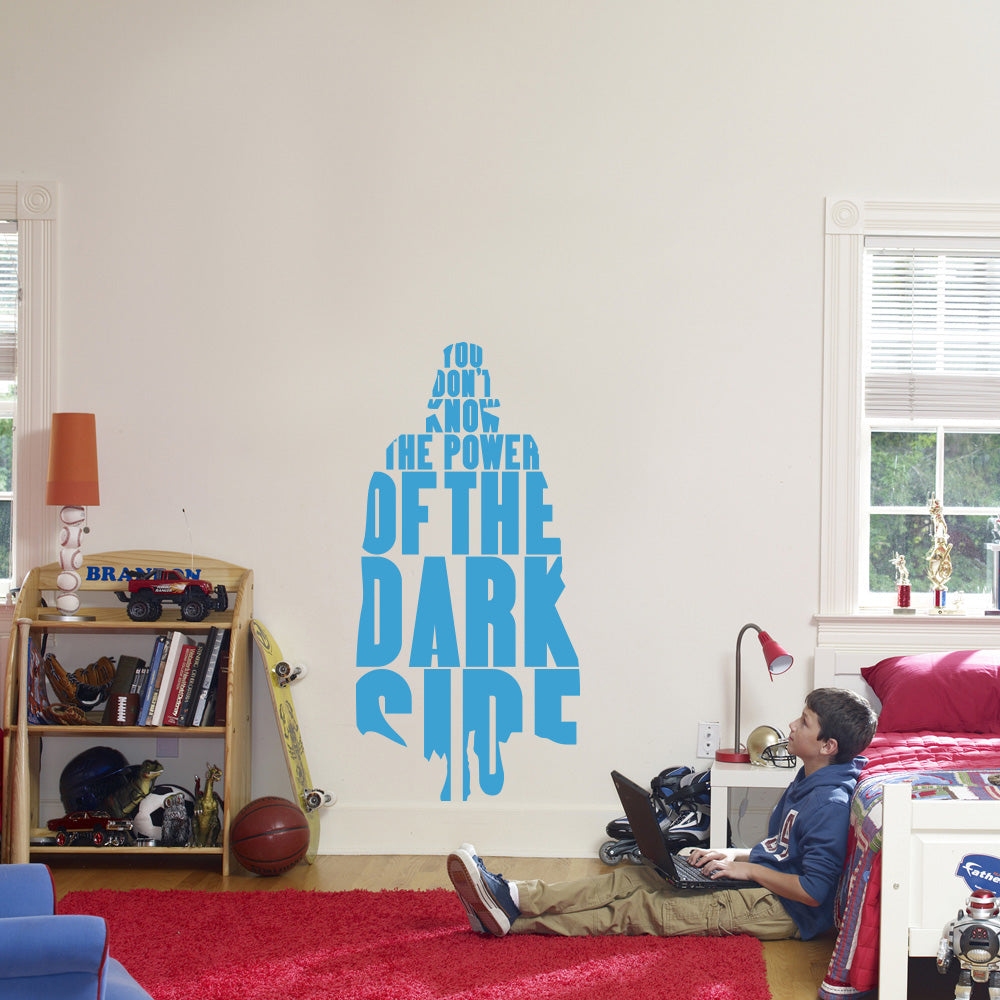 Autocollant mural Star Wars POWER OF THE DARK SIDE SQ197