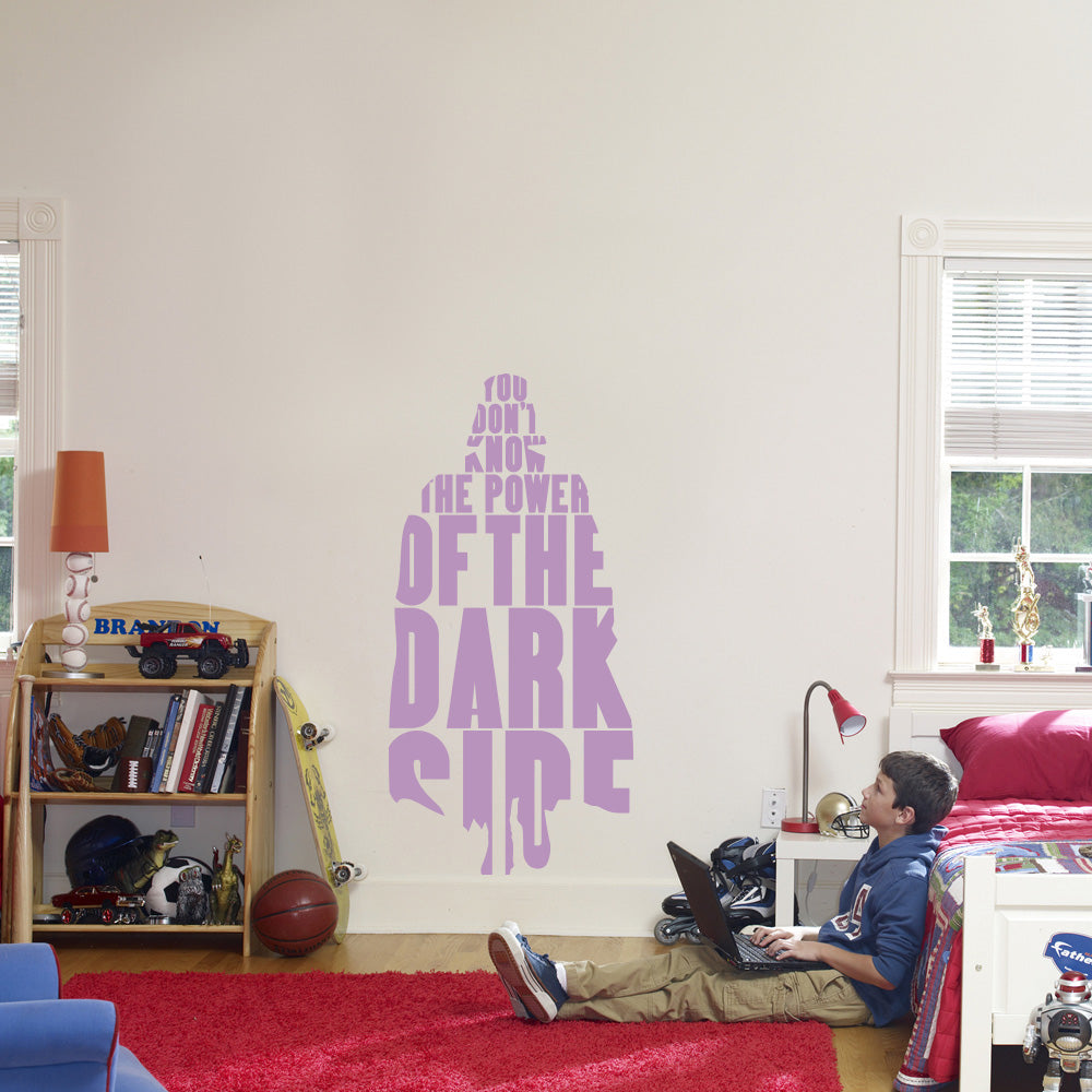 Autocollant mural Star Wars POWER OF THE DARK SIDE SQ197