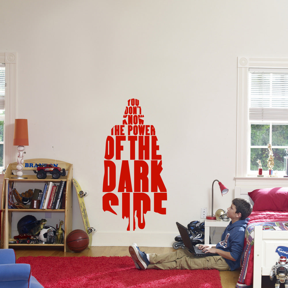 Autocollant mural Star Wars POWER OF THE DARK SIDE SQ197