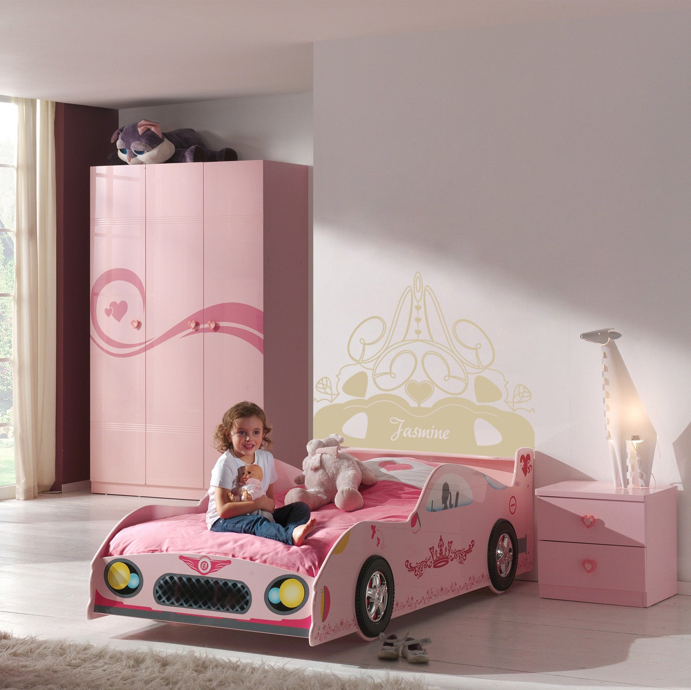 Girls Room Ornament Personalized Inspirational Quotes Autocollant mural autocollant pour enfants SQ198