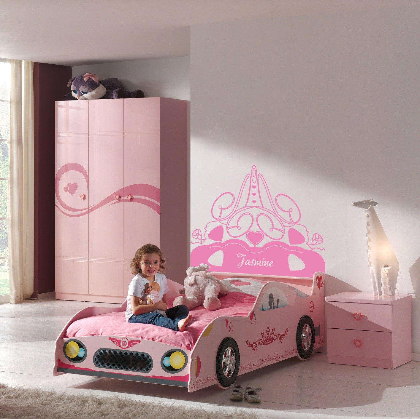 Girls Room Ornament Personalized Inspirational Quotes Autocollant mural autocollant pour enfants SQ198