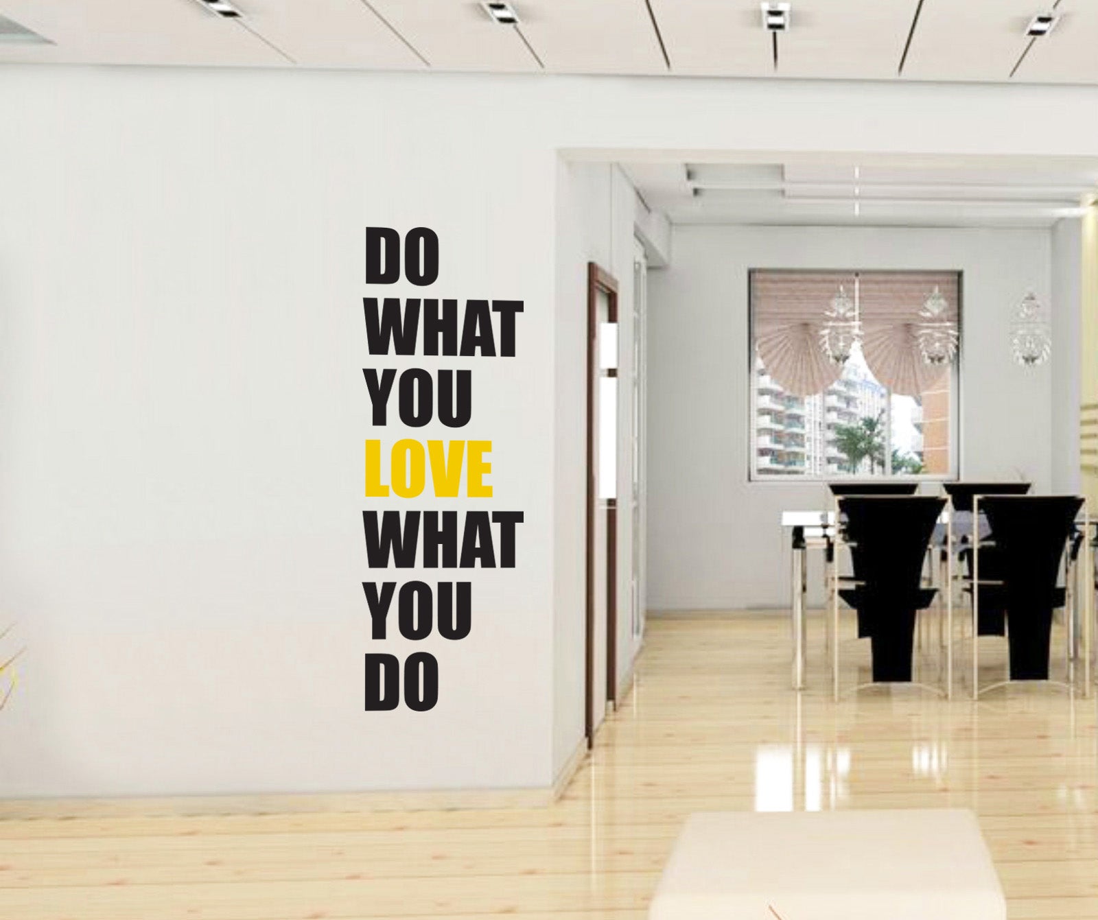 Do What You Love Wall Sticker Decal Inspirational Quote SQ212