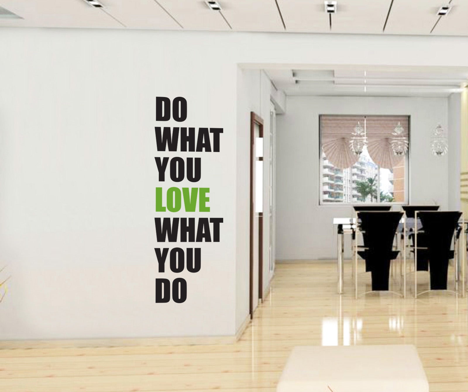 Do What You Love Wall Sticker Decal Inspirational Quote SQ212