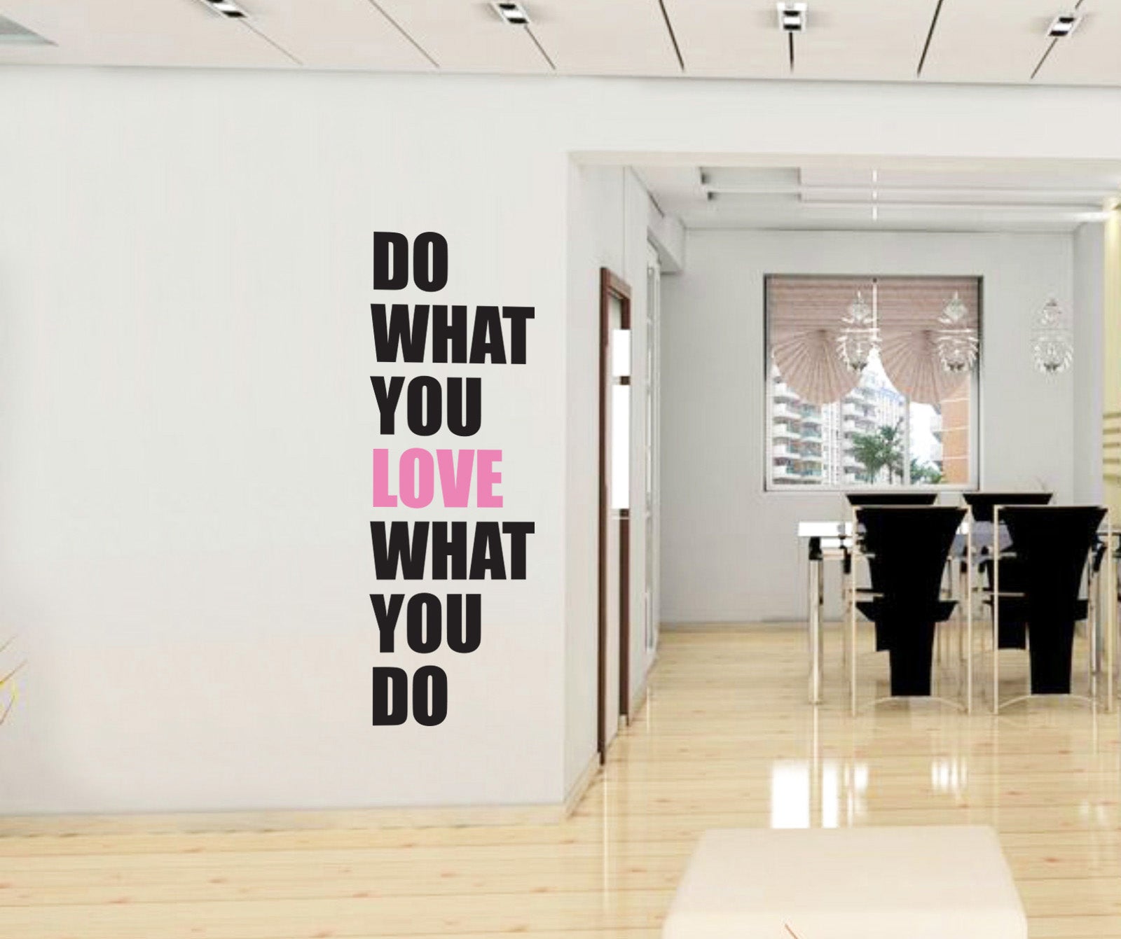 Do What You Love Wall Sticker Decal Inspirational Quote SQ212