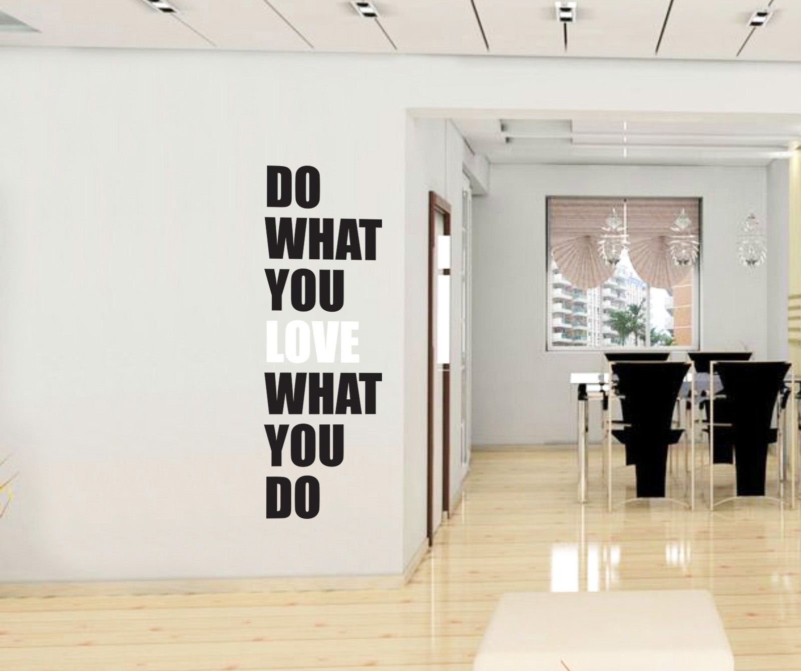 Do What You Love Wall Sticker Decal Inspirational Quote SQ212