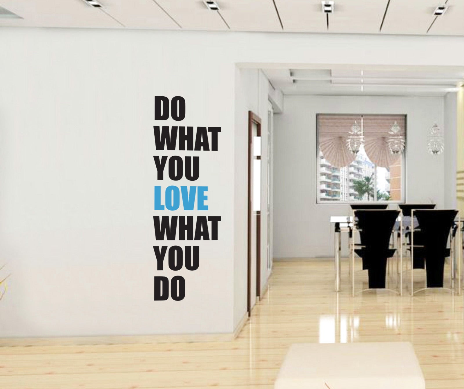 Do What You Love Wall Sticker Decal Inspirational Quote SQ212