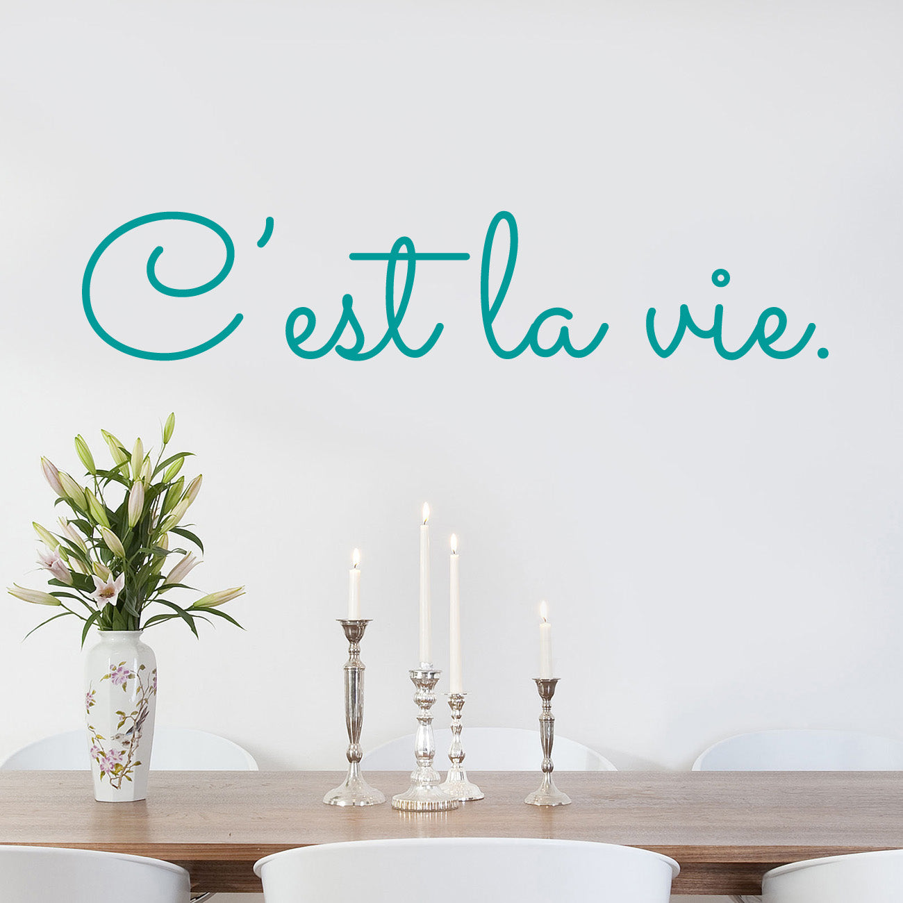 C'est la Vie Inspirational Quotes Wall Sticker Decal SQ228