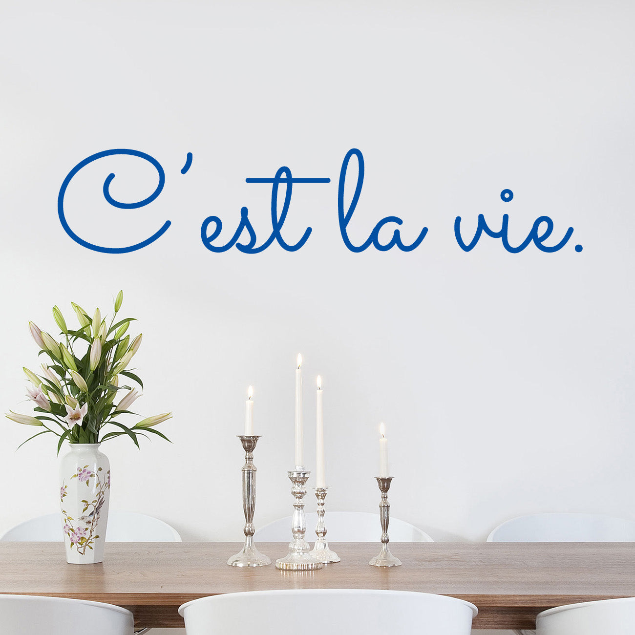 C'est la Vie Inspirational Quotes Wall Sticker Decal SQ228