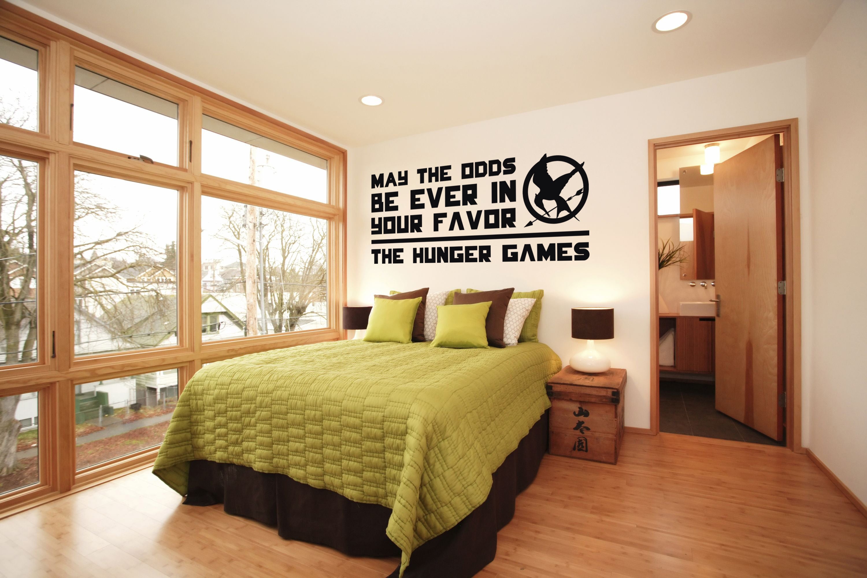 Harry Potter MAY THE ODDS Inspirational Quotes Wall Sticker Decal SQ48