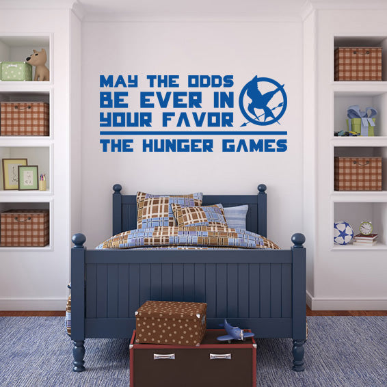 Harry Potter MAY THE ODDS Inspirational Quotes Wall Sticker Decal SQ48