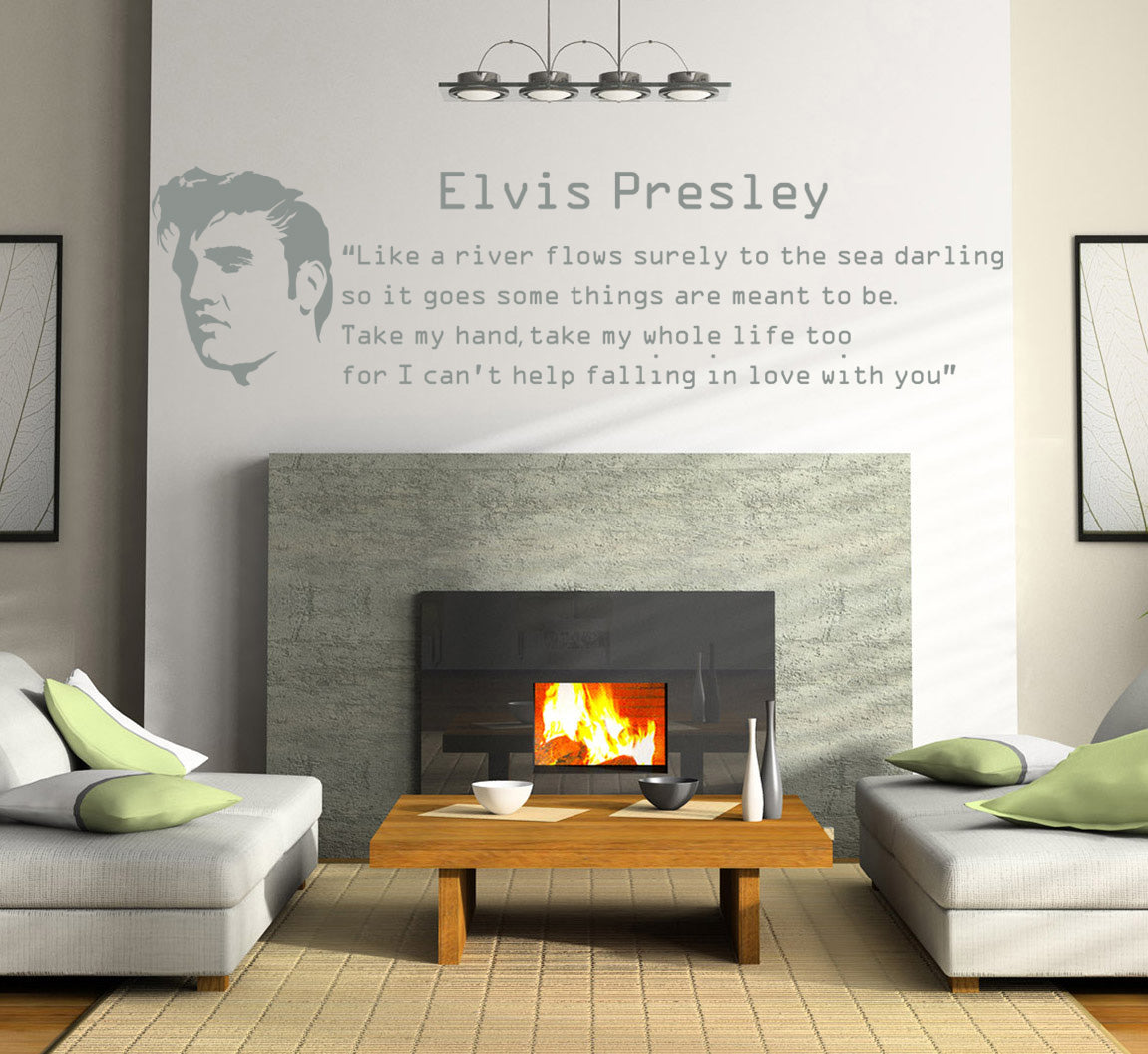 TOMBER EN AMOUR Citations inspirantes Sticker mural autocollant SQ49