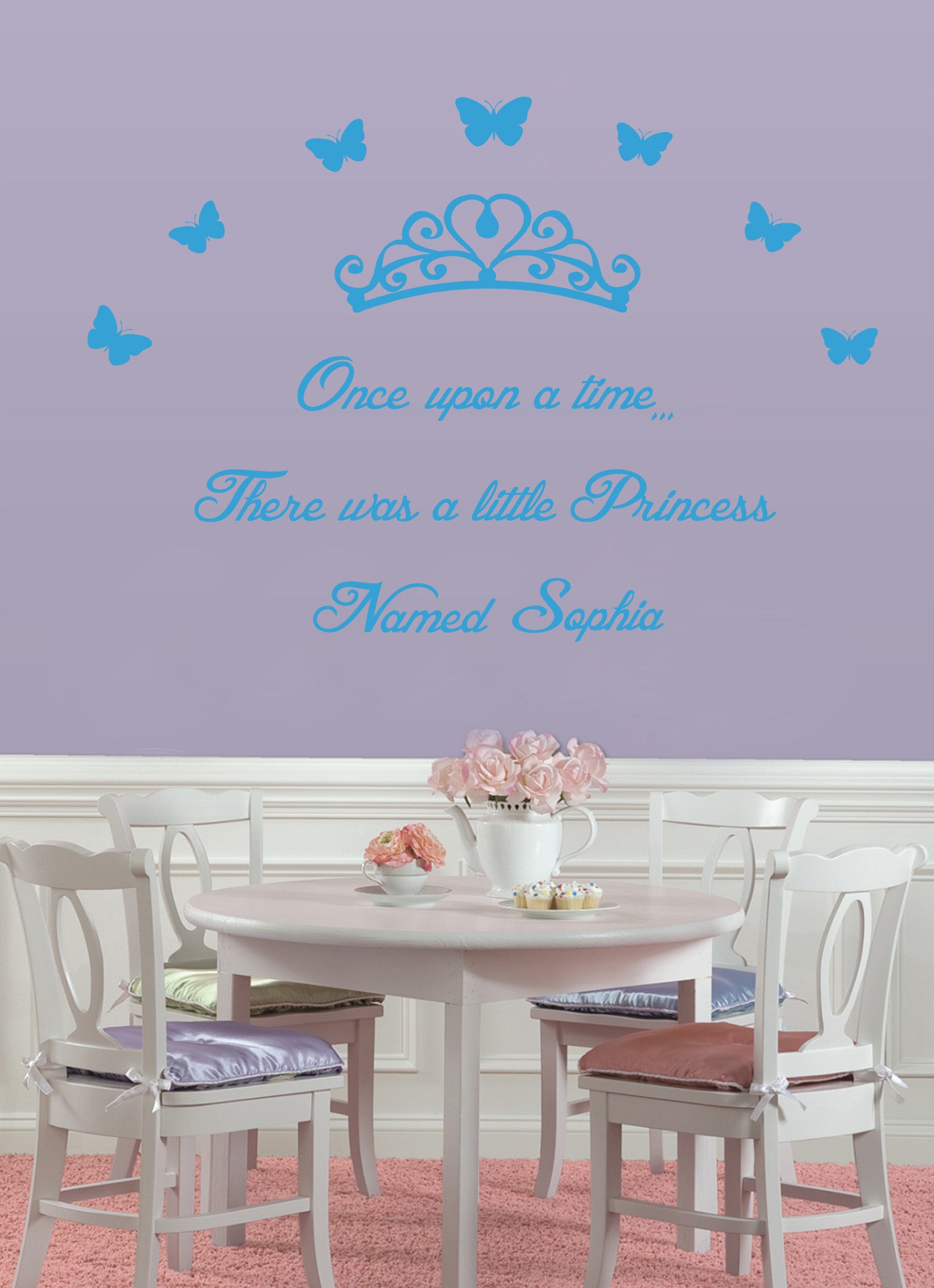 A Little Princess Personalized Inspirational Quotes Wall Sticker Decal For Kids SQ69