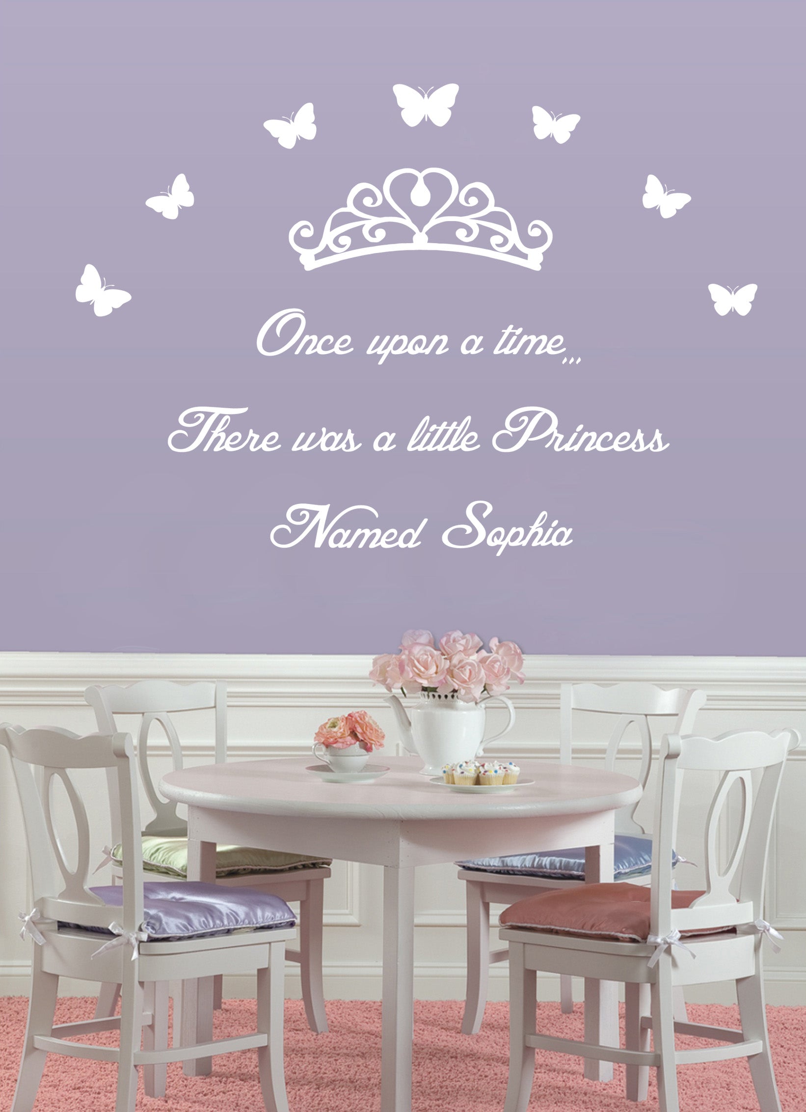A Little Princess Personalized Inspirational Quotes Wall Sticker Decal For Kids SQ69