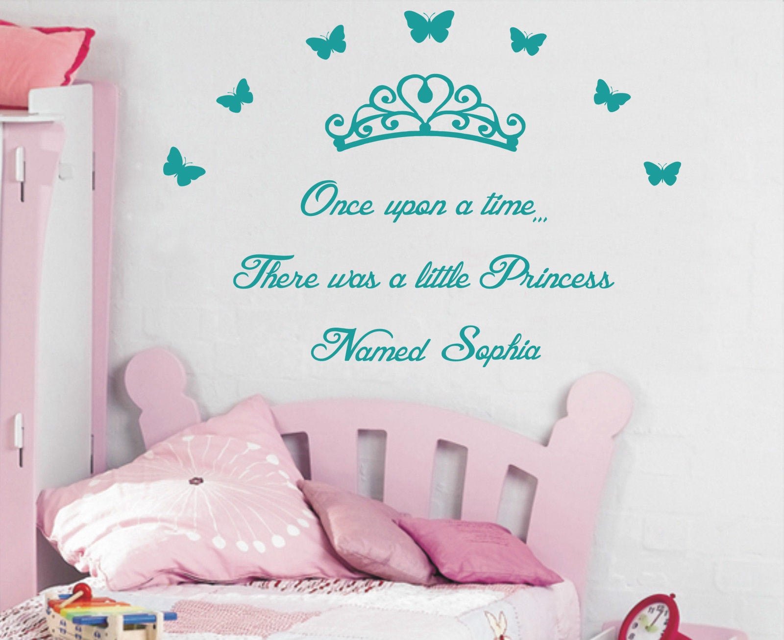 A Little Princess Personalized Inspirational Quotes Wall Sticker Decal For Kids SQ69