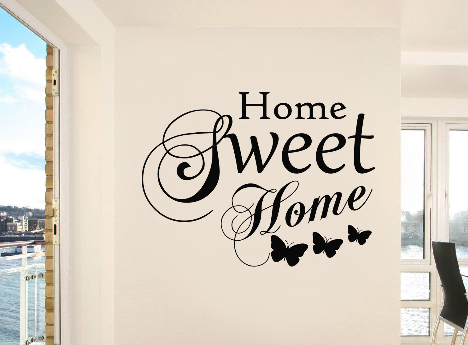 HOME SWEET HOME Inspirational Quotes Wall Sticker Decal SQ81