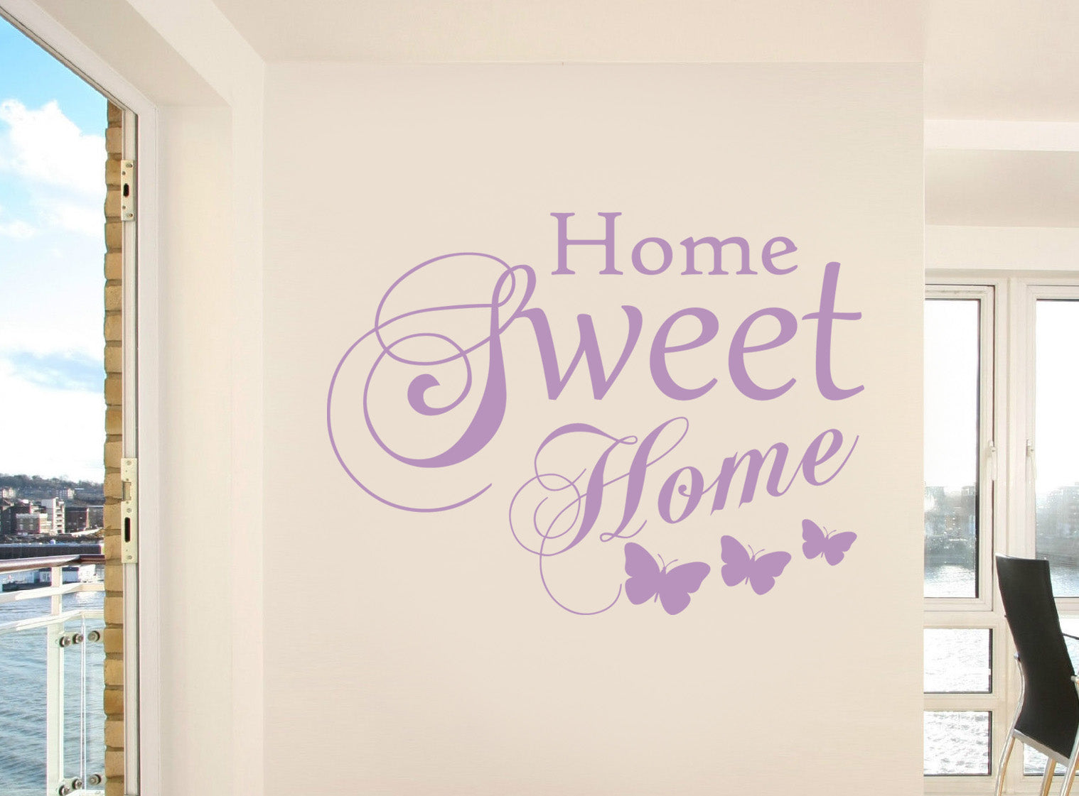 HOME SWEET HOME Inspirational Quotes Wall Sticker Decal SQ81