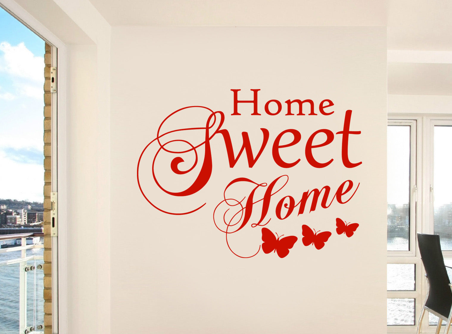 HOME SWEET HOME Inspirational Quotes Wall Sticker Decal SQ81