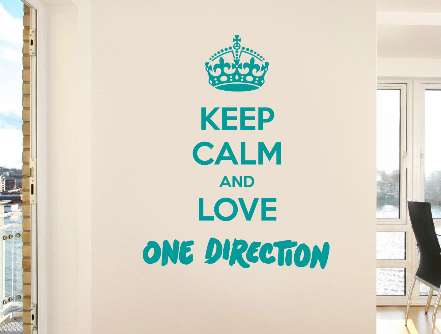 KEEP CALM AND LOVE Inspirational Quotes Wall Sticker Decal SQ86
