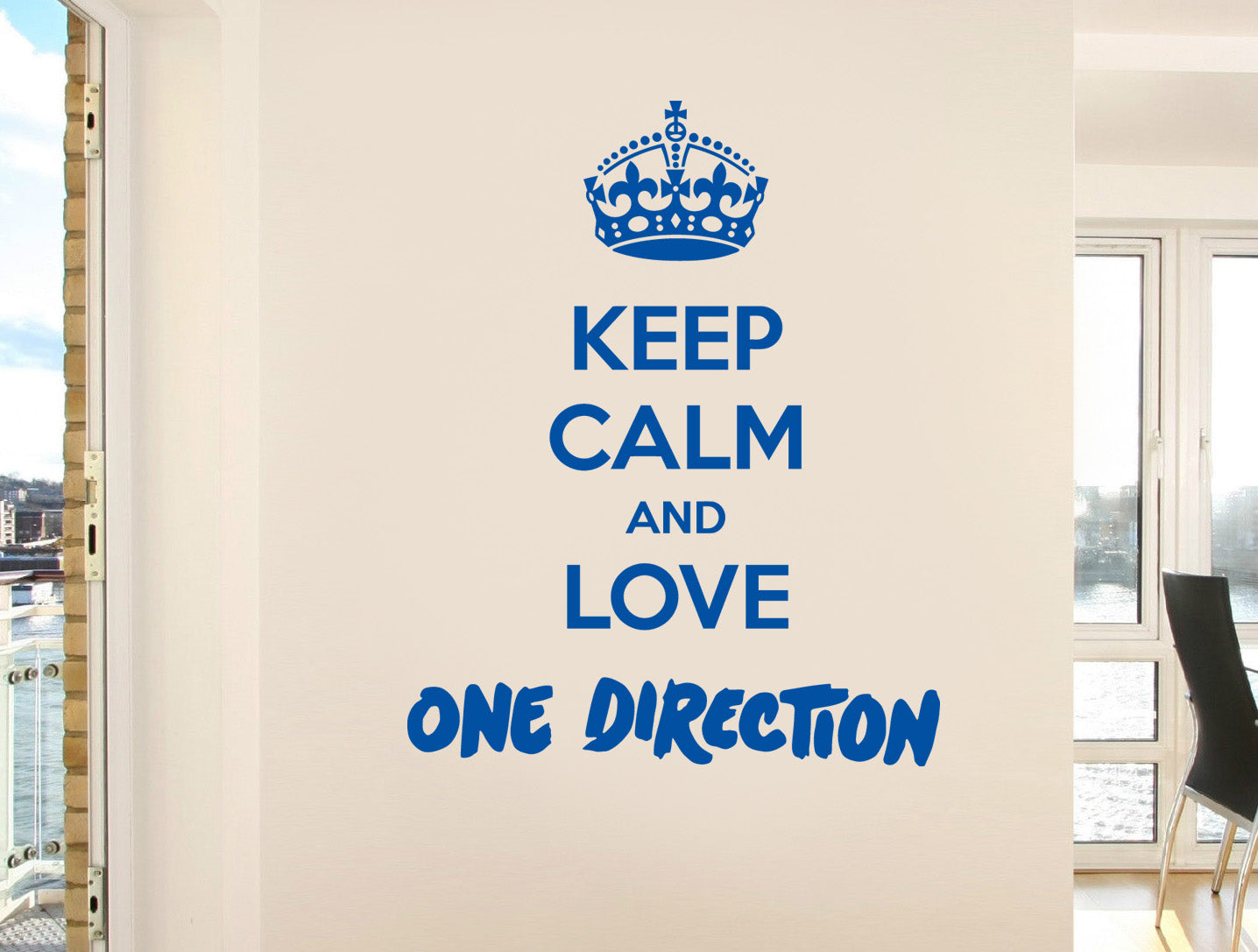 KEEP CALM AND LOVE Inspirational Quotes Wall Sticker Decal SQ86