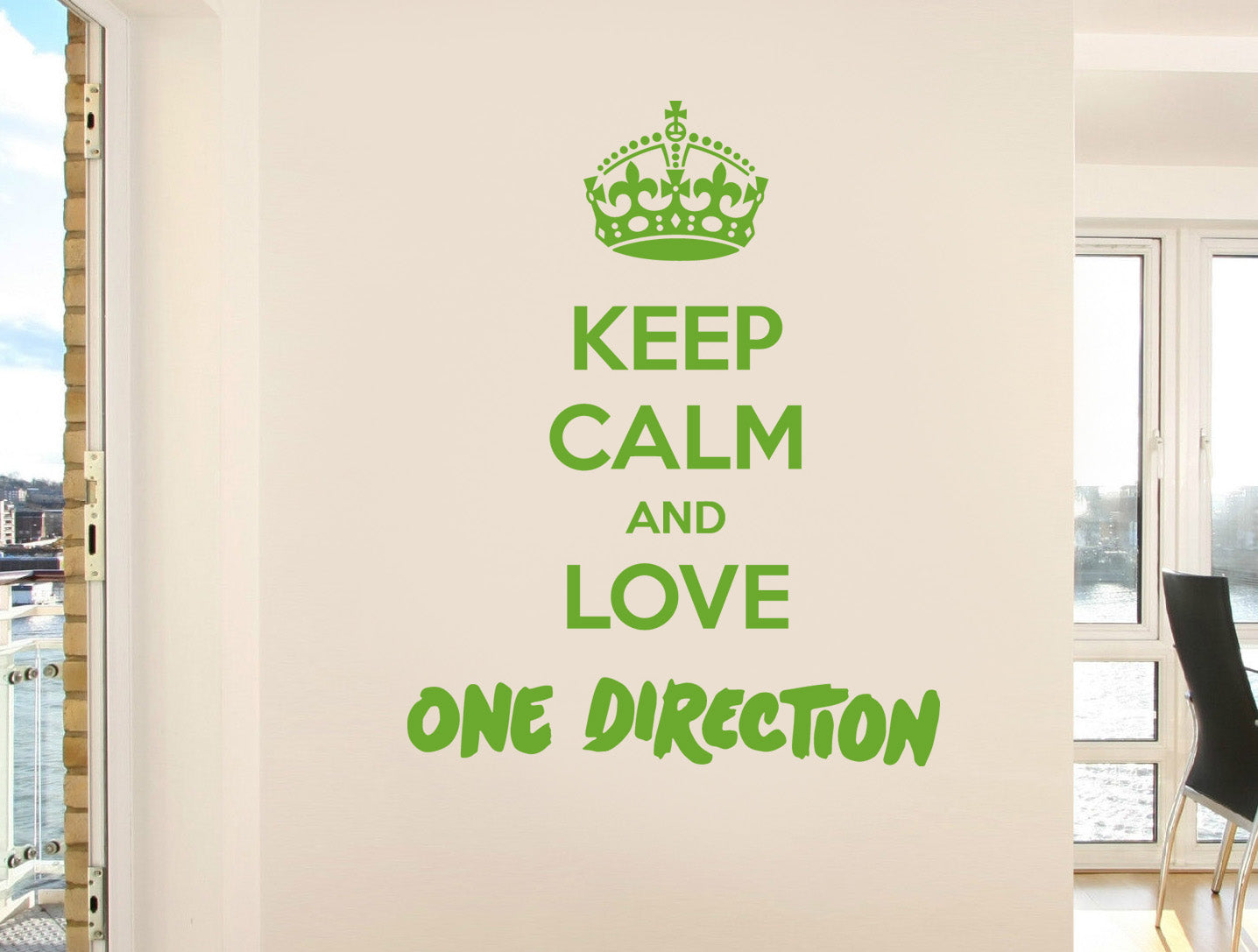KEEP CALM AND LOVE Inspirational Quotes Wall Sticker Decal SQ86