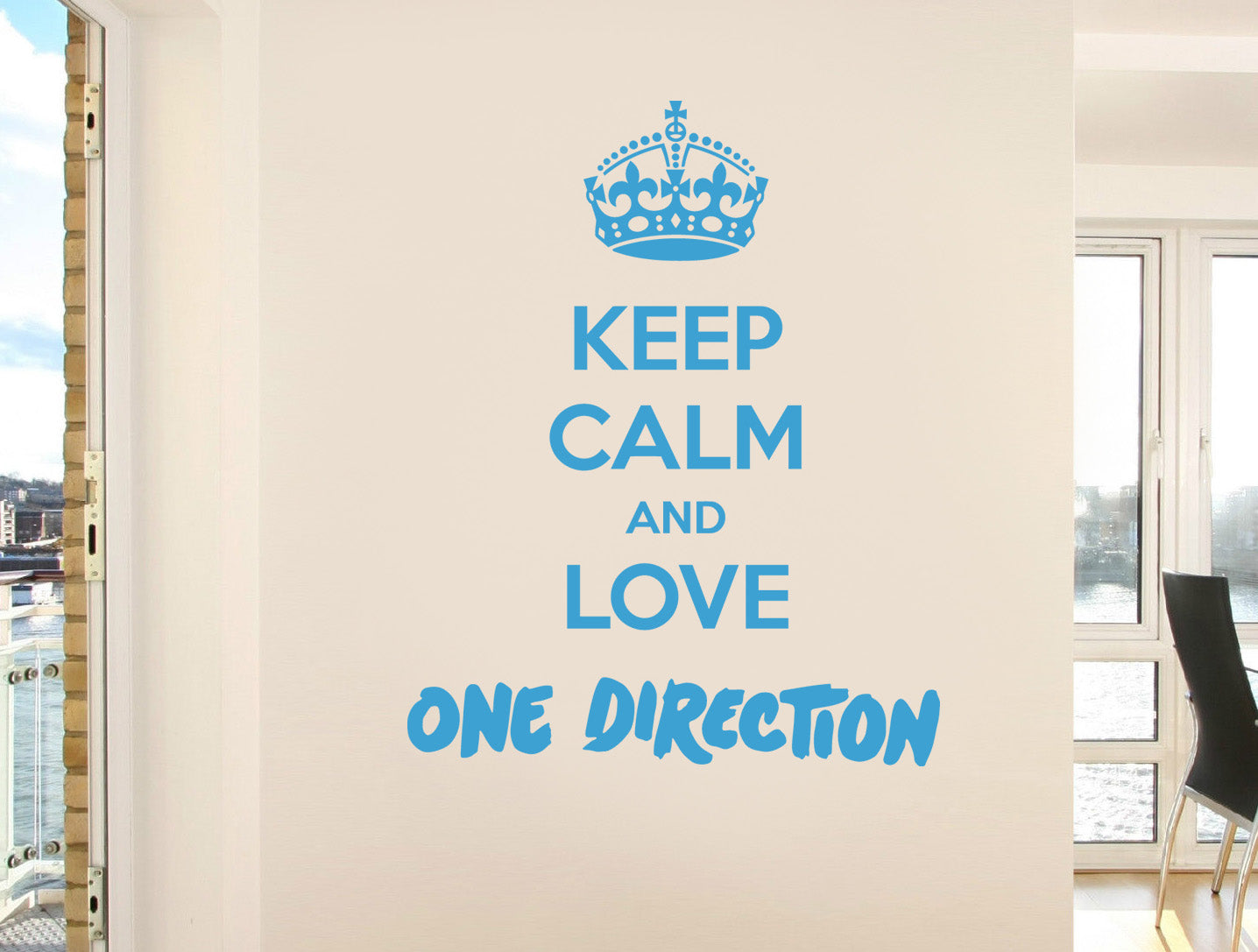KEEP CALM AND LOVE Inspirational Quotes Wall Sticker Decal SQ86