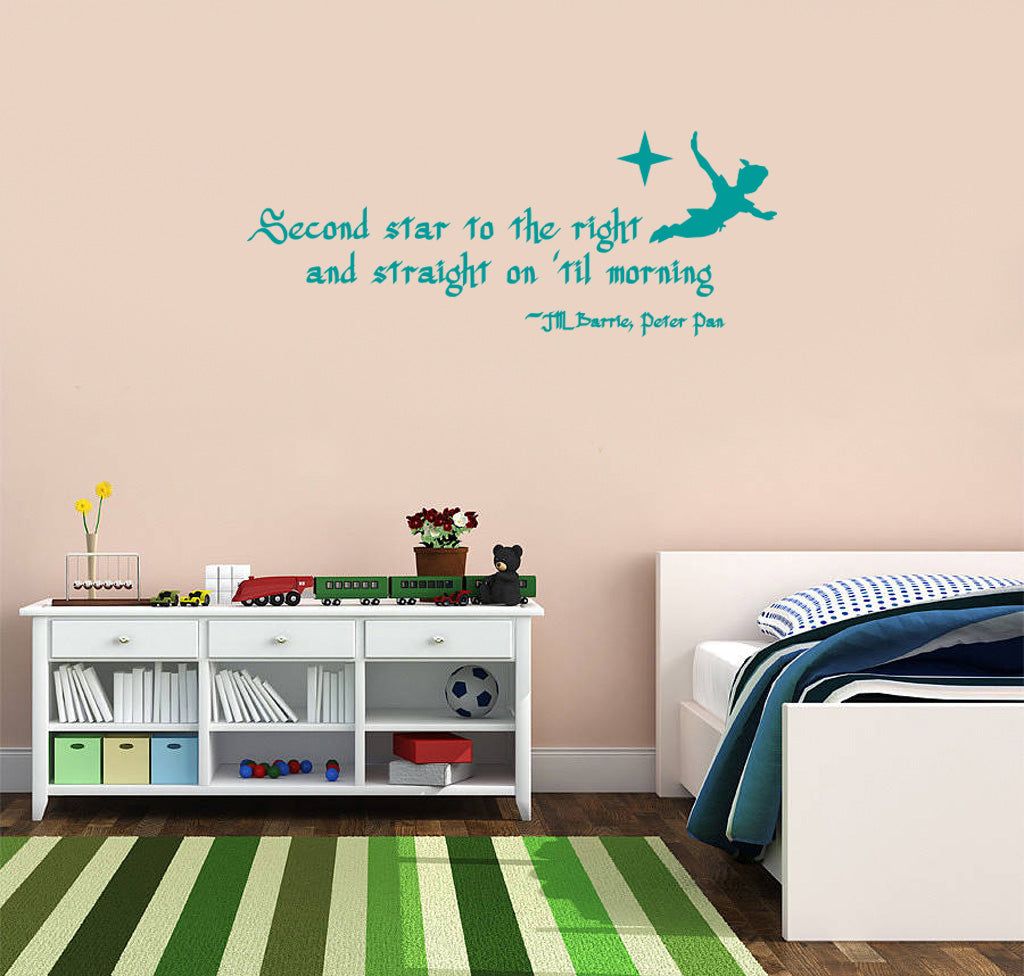 Peter Pan Inspirational Quotes Wall Sticker Decal SQ93
