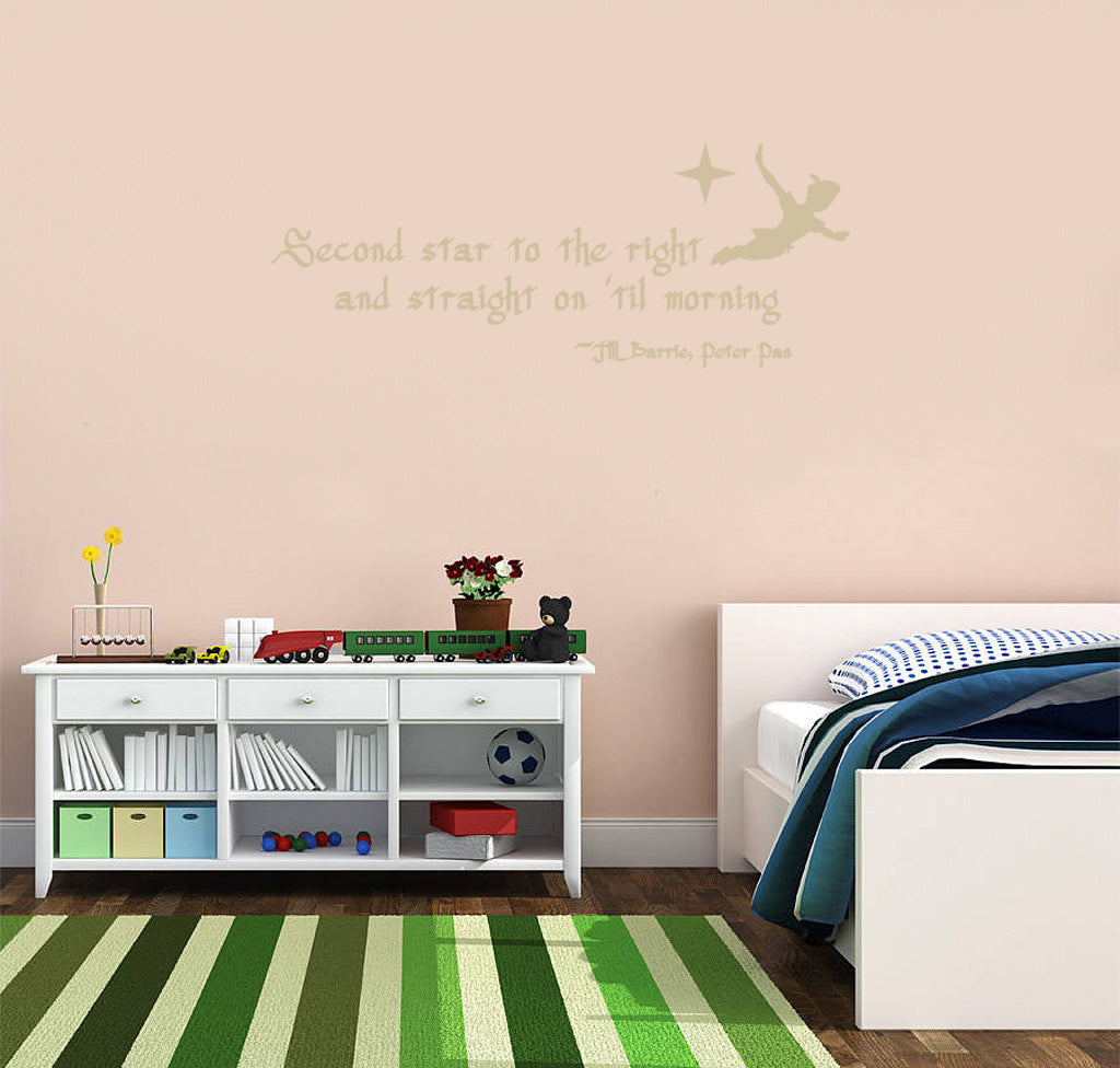 Peter Pan Inspirational Quotes Wall Sticker Decal SQ93