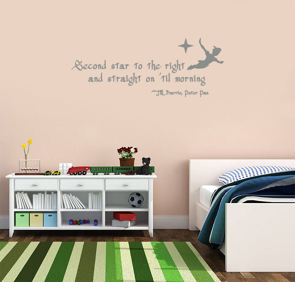 Peter Pan Inspirational Quotes Wall Sticker Decal SQ93