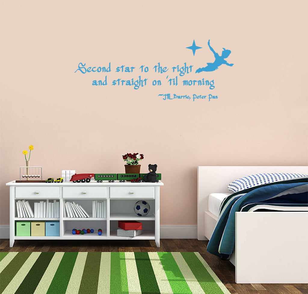 Peter Pan Inspirational Quotes Wall Sticker Decal SQ93