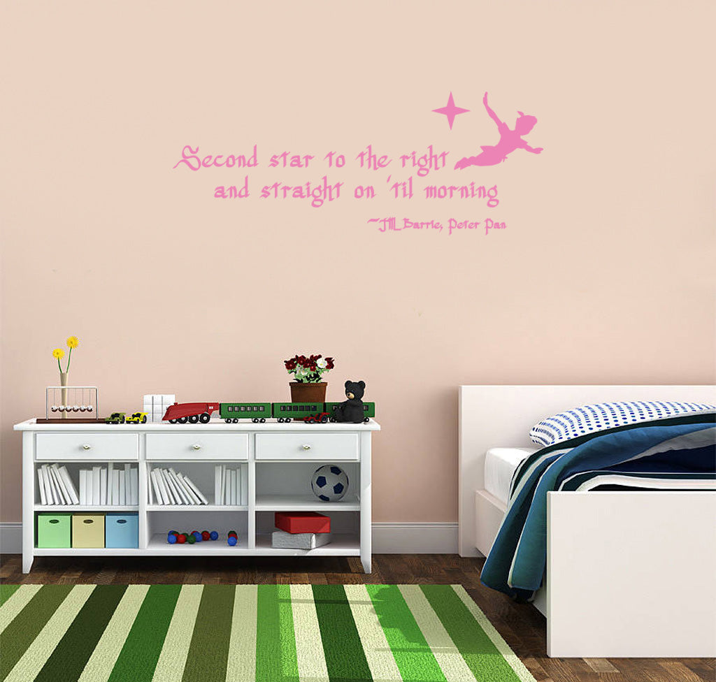 Peter Pan Inspirational Quotes Wall Sticker Decal SQ93