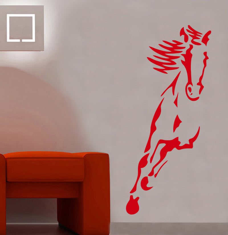 RIDING HORSE Wall Sticker Decal Stencil Silhouette SST010