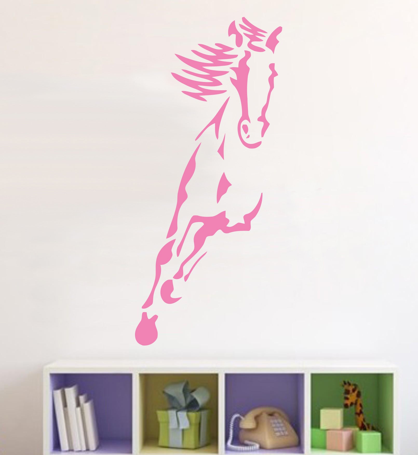 RIDING HORSE Wall Sticker Decal Stencil Silhouette SST010
