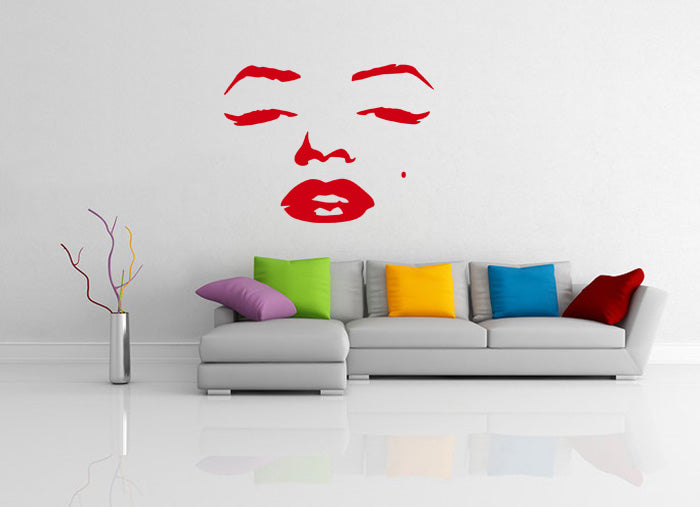 Marilyn Monroe Wall Sticker Decal Stencil Silhouette SST015