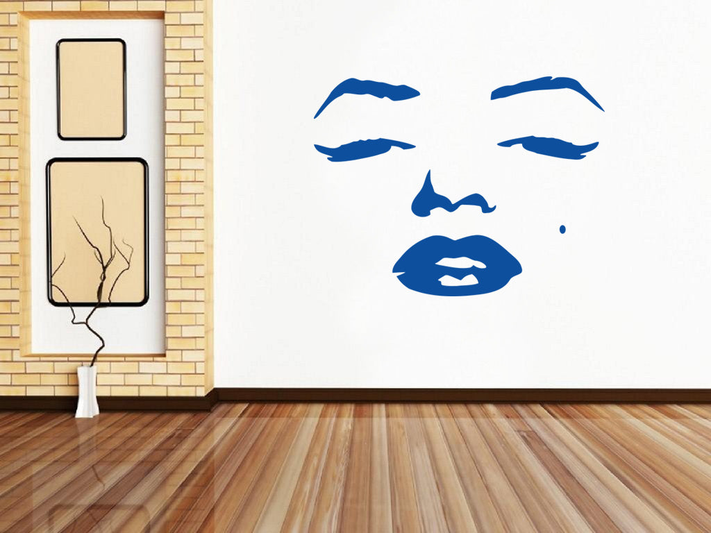 Marilyn Monroe Wall Sticker Decal Stencil Silhouette SST015