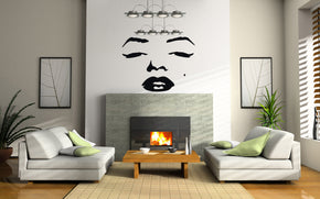 Marilyn Monroe Wall Sticker Decal Stencil Silhouette SST015