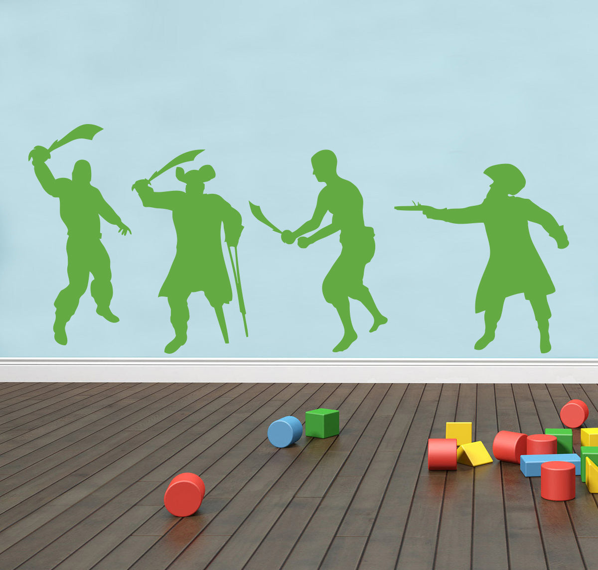 PIRATES Wall Sticker Decal Stencil Silhouette SST027