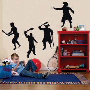 PIRATES Wall Sticker Decal Stencil Silhouette SST027