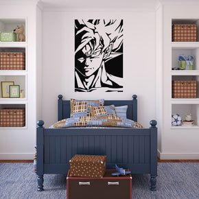 Son Goku Wall Sticker Decal Stencil Silhouette ST118