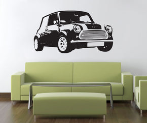 Mini Car Wall Sticker Decal Stencil Silhouette ST119