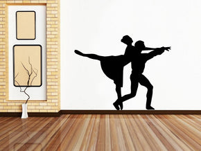 Ballet Dancers Wall Sticker Decal Stencil Silhouette ST128