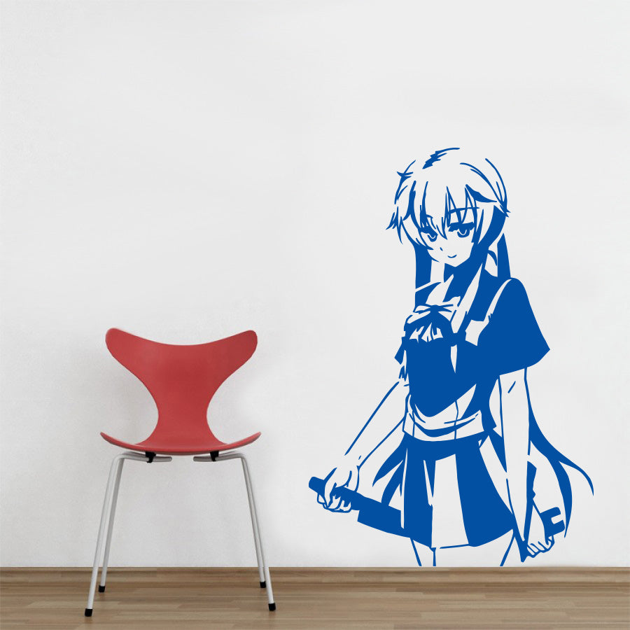 Manga Wall Sticker Autocollant Décalque Stencil Silhouette ST130